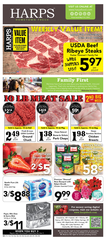Harps Foods Weekly Specials Thank You For Shopping At Harps