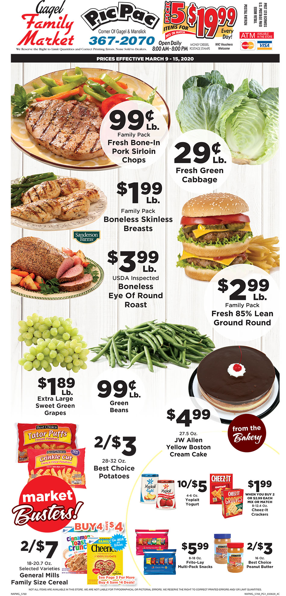 Gagel Pic Pac Supermarket Memorial Day Savings Page 1 05 20 2019
