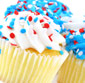 Picture of Two-Bite Give & Go Mini Patriotic Cupcakes