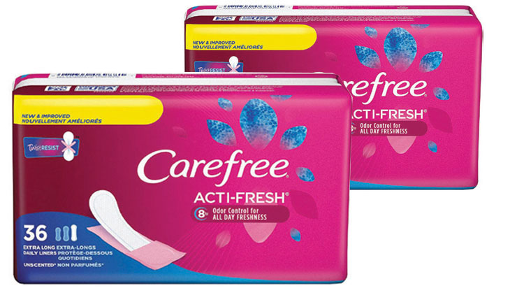 Picture of Carefree or Stayfree Pads or Liners