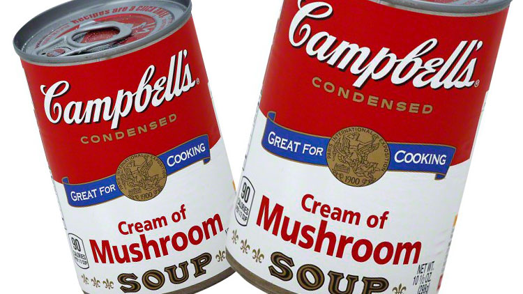 Picture of Campbell's Cream of Chicken or Cream of Mushroom Soup